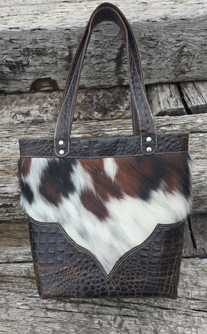 Travelin Sally Cowhide Gator