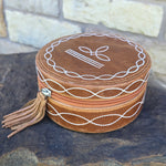 Round Jewelry Case