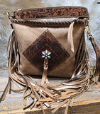 Luxury, Leather, Fringe & ALL Western Sally Bag