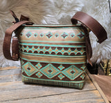 Turquoise Aztec Lil Sally Bag