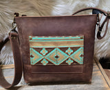 Turquoise Aztec Lil Sally Bag