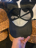 Tooled Leather Trucker Hats