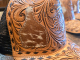 Tooled Leather Trucker Hats