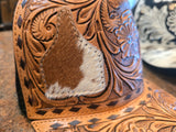 Tooled Leather Trucker Hats
