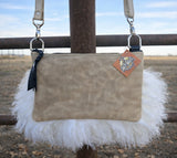 Annie Bag Wooly Turquoise Copper