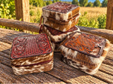 Travel Cowhide Jewelry Case
