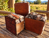 Travel Cowhide Jewelry Case