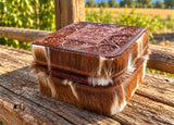 Travel Cowhide Jewelry Case