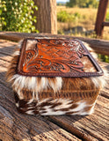 Travel Cowhide Jewelry Case