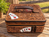 Tooled Leather Jewelry Case