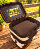 Western Leather Travel Toiletry Bag