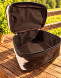 Western Leather Travel Toiletry Bag