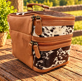 Western Leather Travel Toiletry Bag