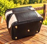 Western Leather Travel Toiletry Bag