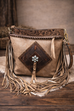 Luxury, Leather, Fringe & ALL Western Sally Bag