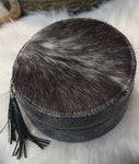 Jewlery Case  Grey Embossed